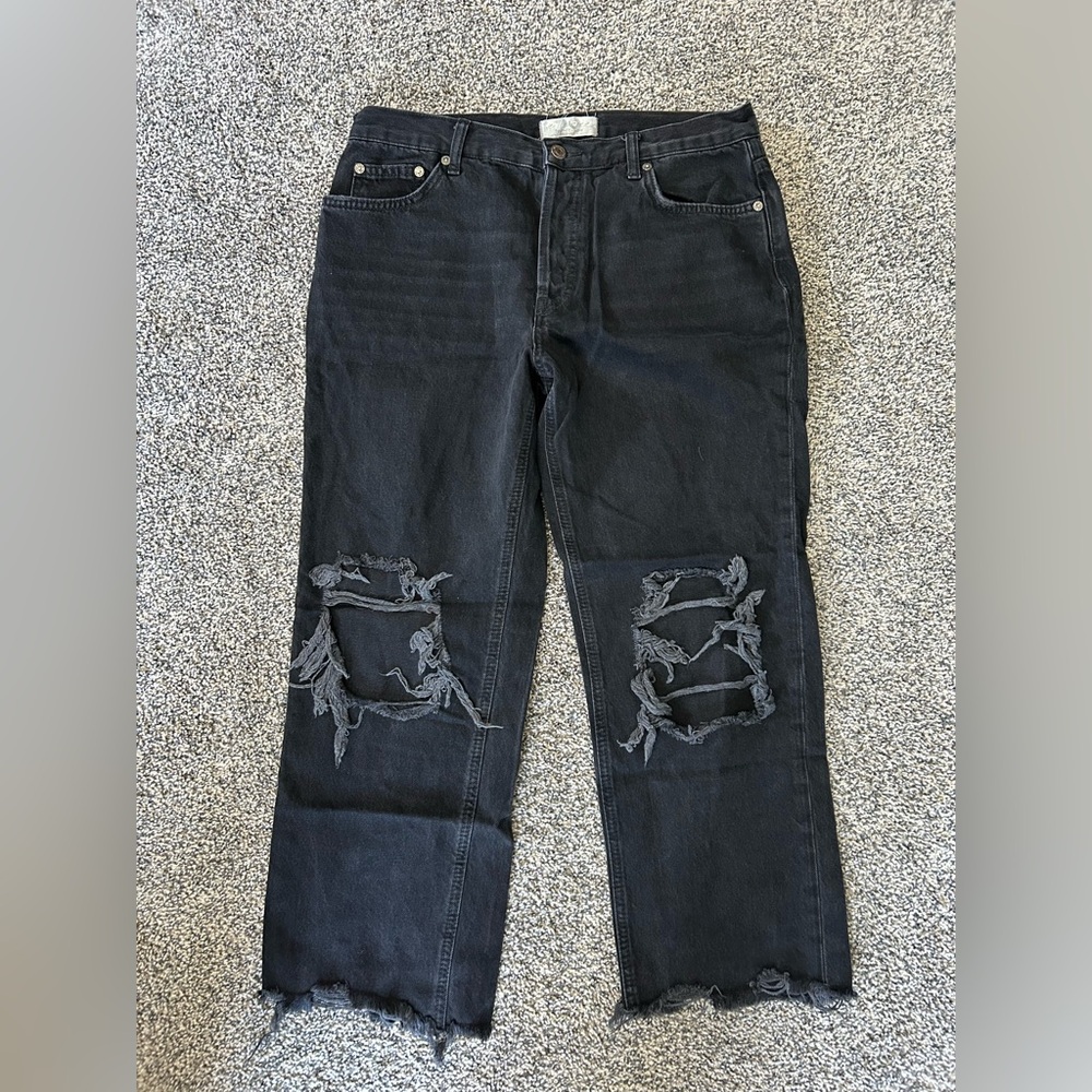 We The Free Black Distressed Women’s Jeans